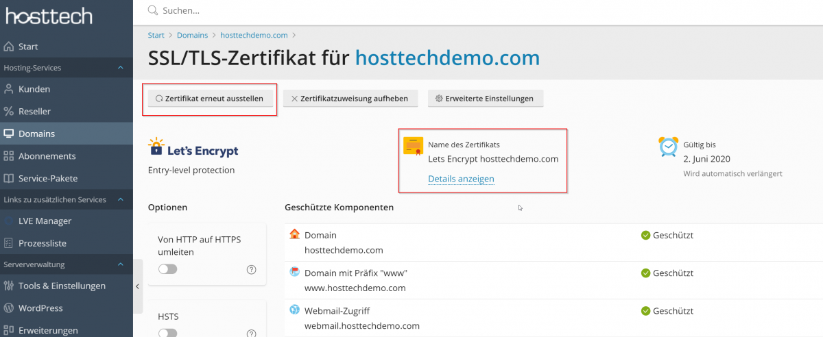 Von der Sicherheitslücke betroffene müssen das Let's Encrypt Zertifikat erneuern.