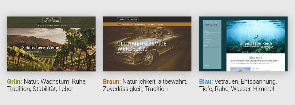 Farben und ihre Bedeutungen für den Menschen